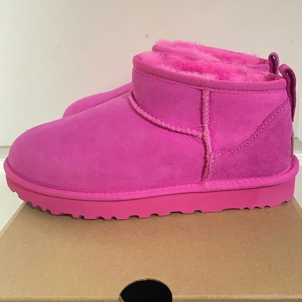 UGG® Australia Carnation Classic Ultra Mini Suede Boots